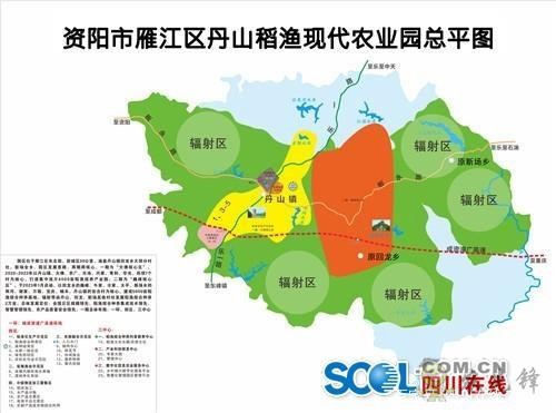 雁江丹山2萬畝稻漁現代農業(yè)園涵蓋數十個村社